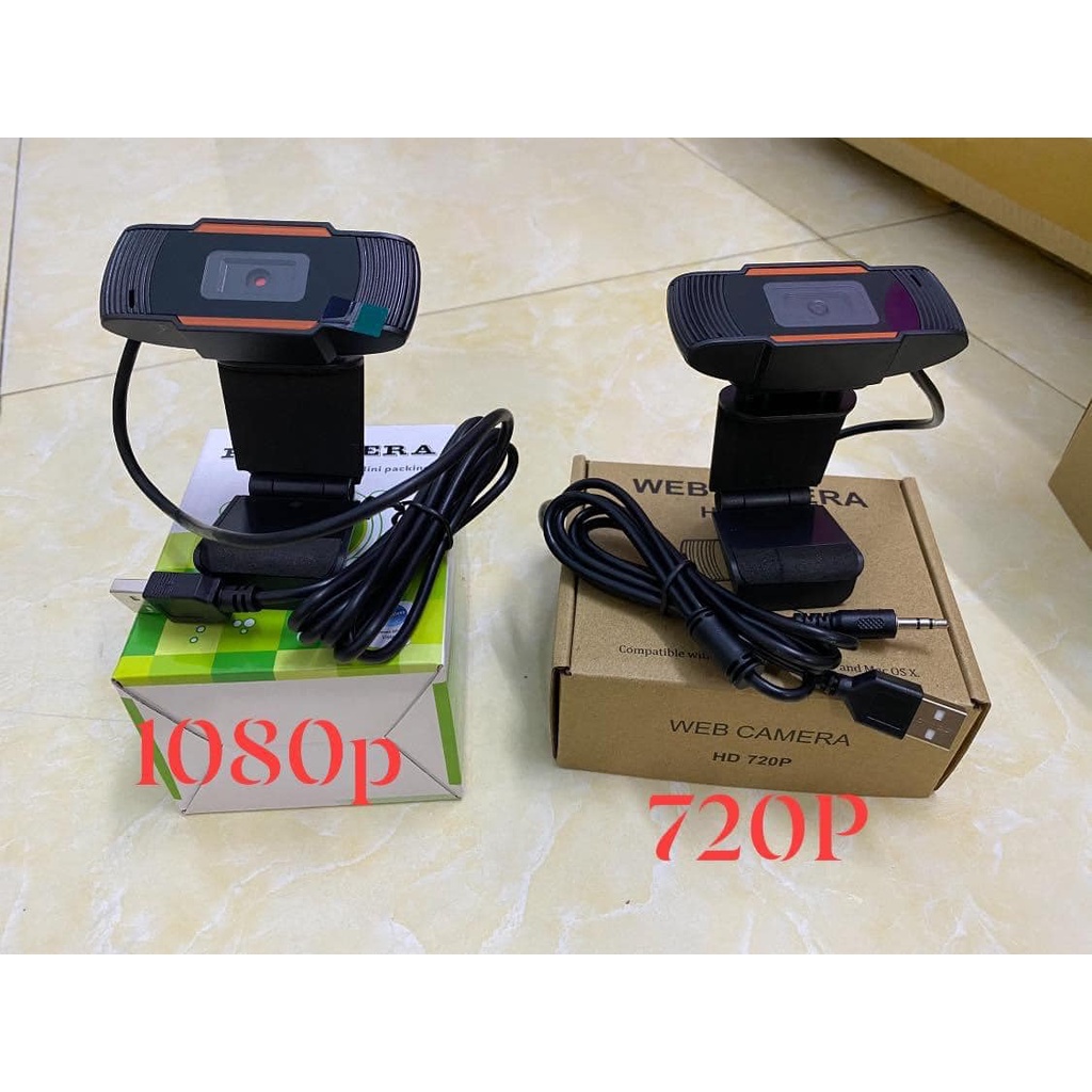 Webcam PC HD 1080P - 720P Có Mic Cho Livestream, Học Và Làm Việc Online