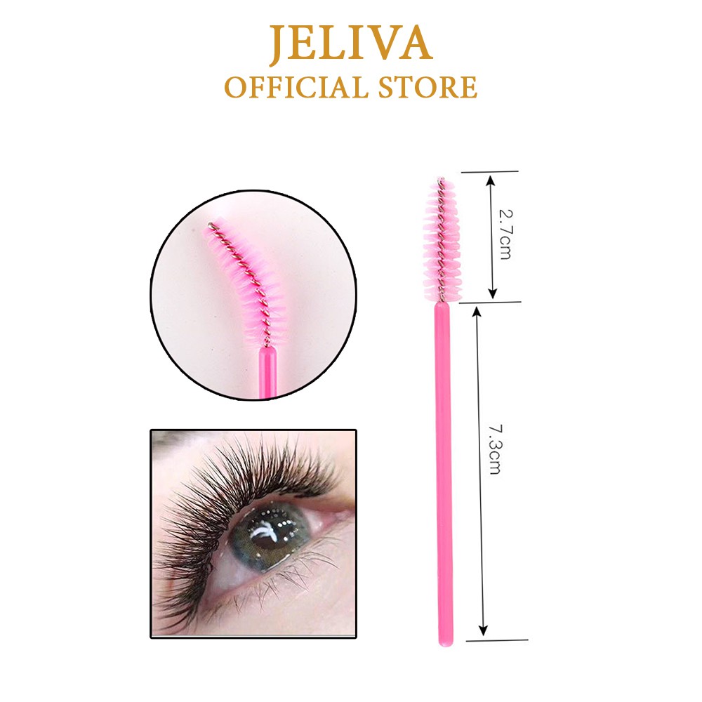 Chổi chải mi tạo dáng mi gọn nhẹ 2.7cm JELIVA