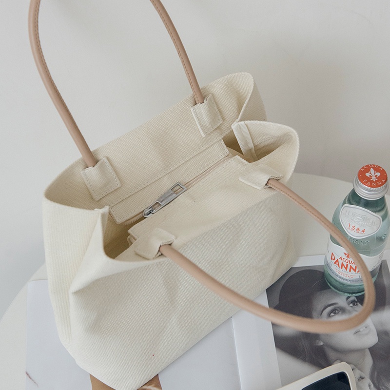 Túi đeo một bên vai IELGY từ vải canvas thiết kế đơn giản sức chứa lớn cho nữ