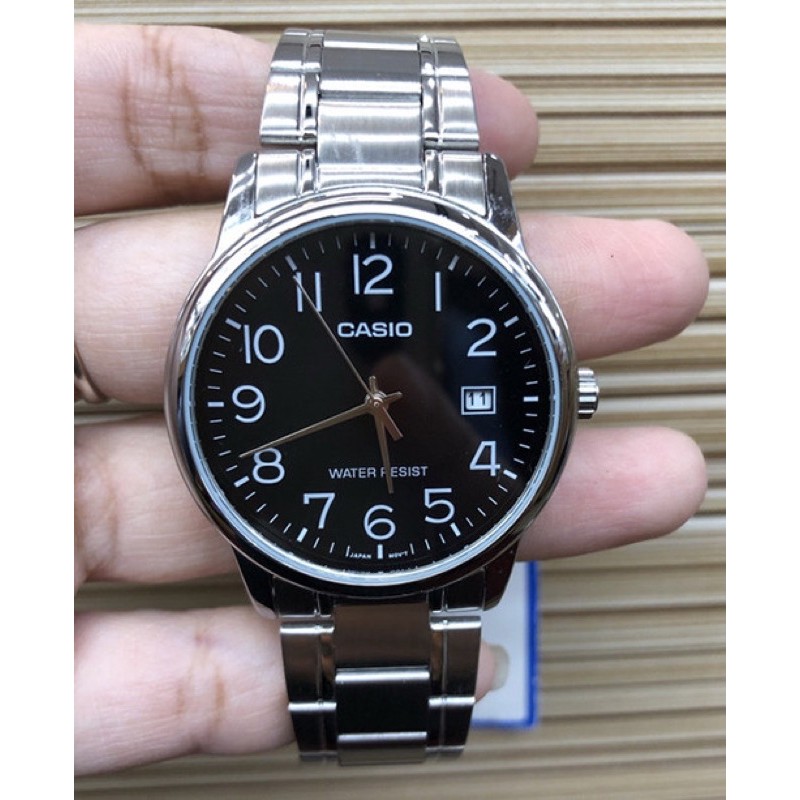 Đồng hồ nam dây kim loại Casio Anh Khuê MTP-V002D-1BUDF