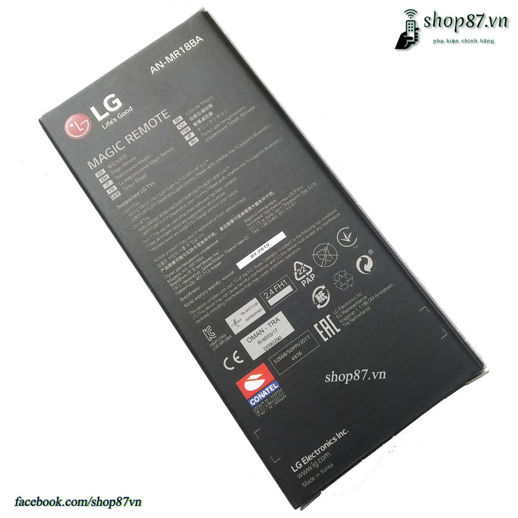 Điều khiển tivi LG giọng nói chính hãng AN-MR18BA Full Box - Made in Korea