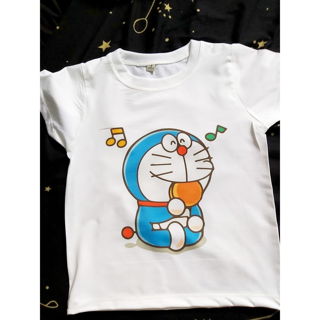 Áo phông in hình Doremon ngộ nghĩnh cute