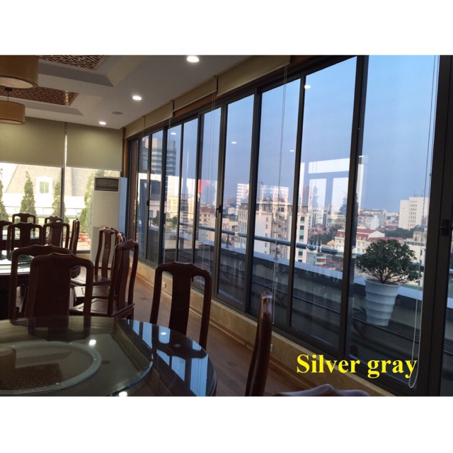 1,5m2 Phim cách nhiệt Hàn Quốc Silver Gray