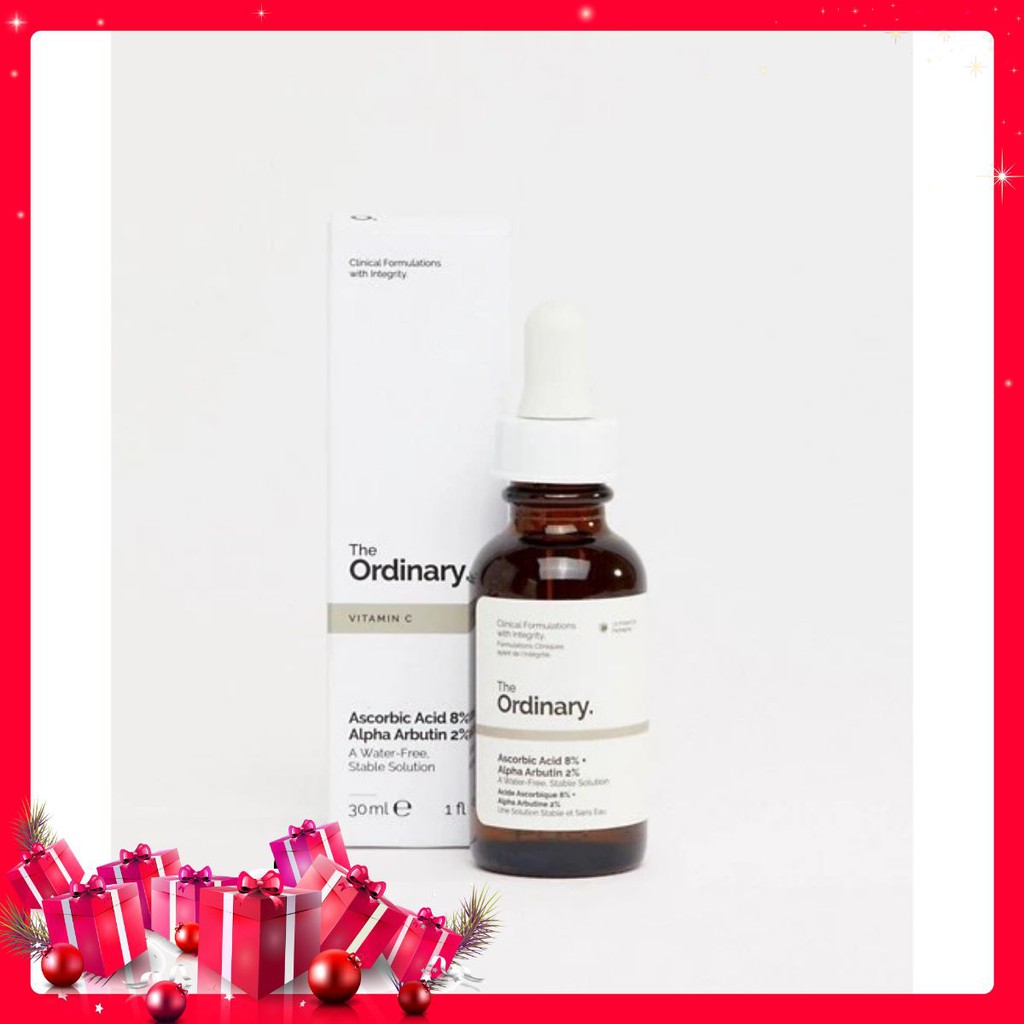 Tinh Chất Dưỡng Trắng, Mờ Thâm Nám Siêu Đỉnh - The Ordinary Acid Ascorbic 8% Alpha Arbutin 2%