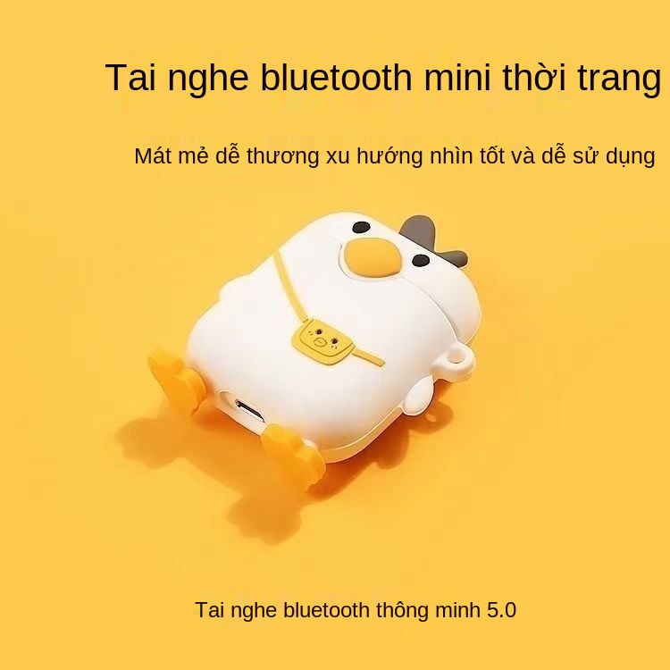 tai nghe bluetooth gaming Aipmads i12➕ Bao cao su hoạt hình  Phim phổ quát hai nam và nữ dễ thương