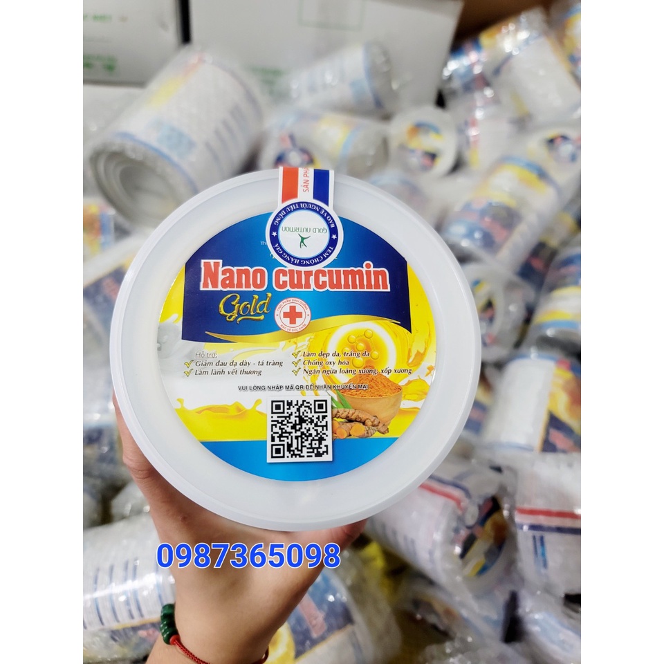 Sữa nghệ nano curcumin gold diamond milk hỗ trợ dạ dày tá tràng đẹp da