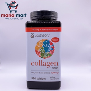 Collagen Youtheory Type 1 2 & 3 390v của Mỹ 🇺🇸 hiệu quả cao trong làm đẹp tóc, móng, da đặc biệt chống lọi với lão hoá