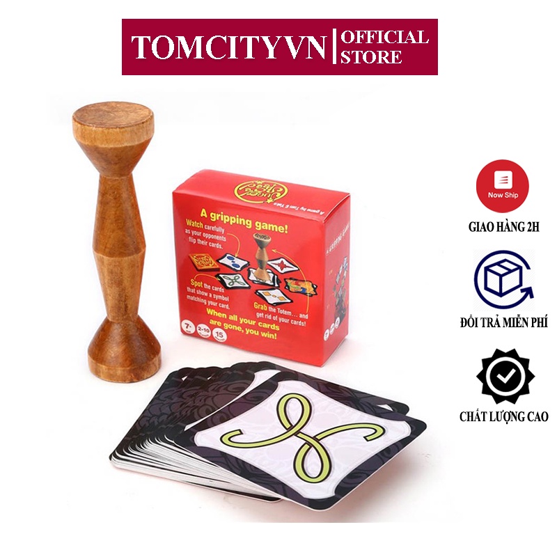 Trò chơi Jungle speed TomcityVN board game trò chơi nhóm vui nhộn cho 2-8 người chơi