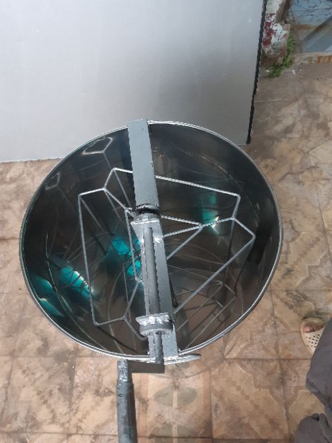 Thùng quay mật 3 cầu ong ngoại cầu 48 inox đẹp