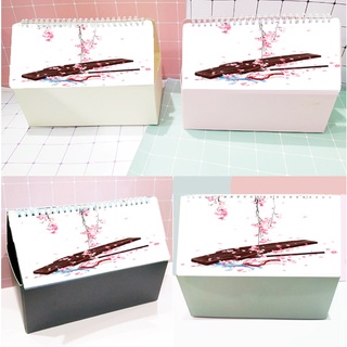 Lịch molang 2024 LBNI6 lịch ngựa thần unicorn để bàn ngôi nhà lịch cổ trang trứng lười  có ngăn đựng đồ lịch dễ thương