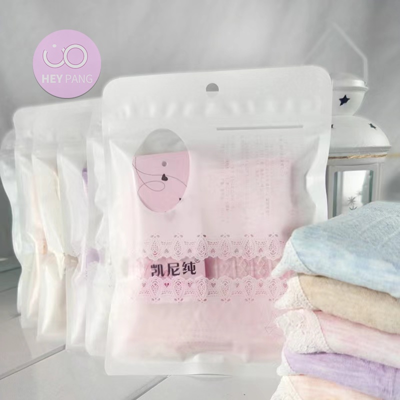 Quần lót nữ cotton viền ren thun gân co dãn tốt thấm hút mồ hôi HEYPANG VN040