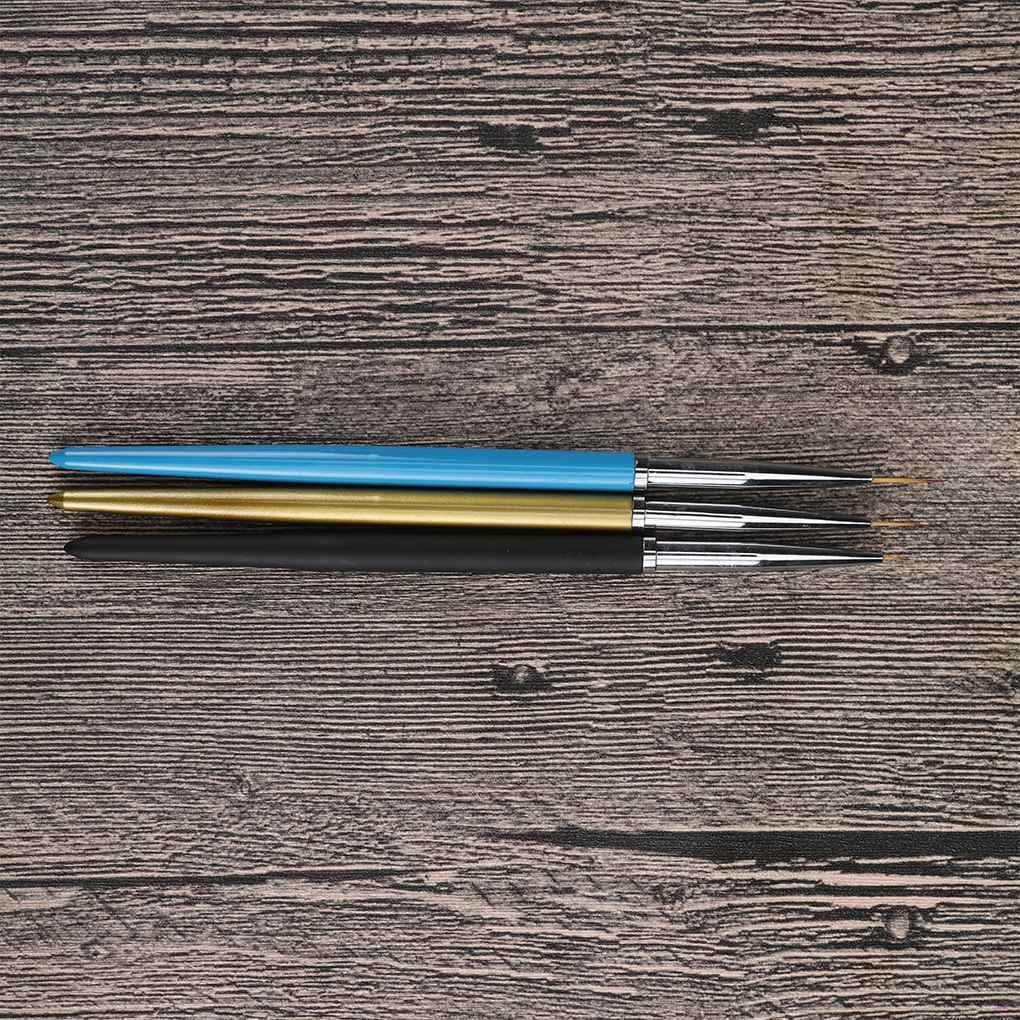 (Hàng Mới Về) Set 3 Cọ Vẽ Trang Trí Móng Tay Nghệ Thuật