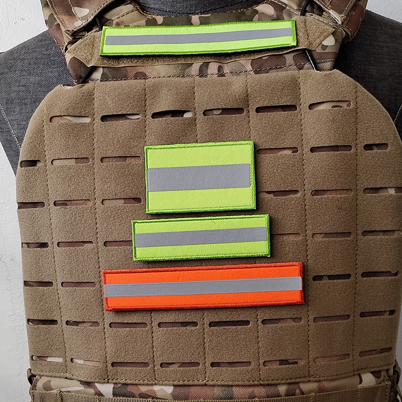 Dải Băng Dán Phản Quang Nhiều Kích Thước Có Logo Bắt Mắt Trang Trí Ba Lô / Balo / Quần Áo Ngoài Trời