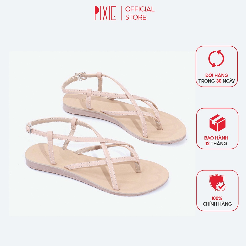 Giày Sandal Bệt Xỏ Ngón Pixie X497