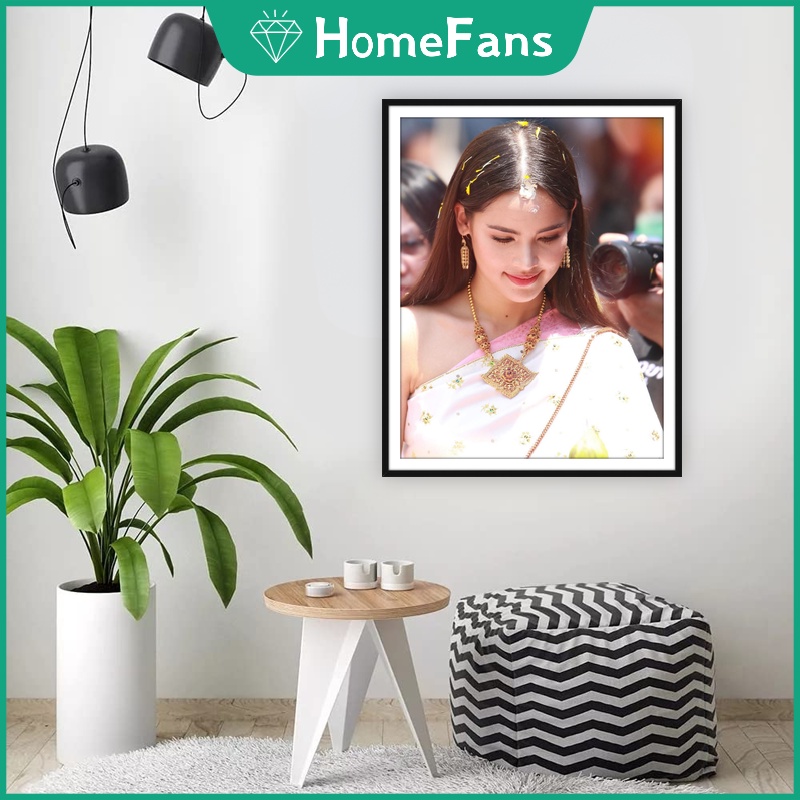 Bộ Tranh Đính Đá 5D Họa Tiết Ngôi Sao Thái Lan Độc Đáo Kích Thước 40x50cm Trang Trí Nhà Cửa