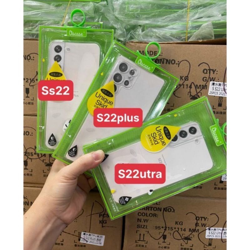 Ốp lưng ou case samsung S23/S23 plus/S23 ultra/S22 ULTRA/S22 PLUS/S22 Trong suốt bảo vệ camera.
