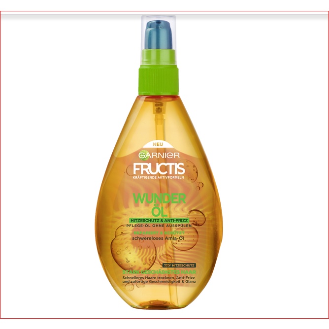 Dầu dưỡng tóc GARNIER Fructis chuyên dụng cho tóc khô,hàng Đức
