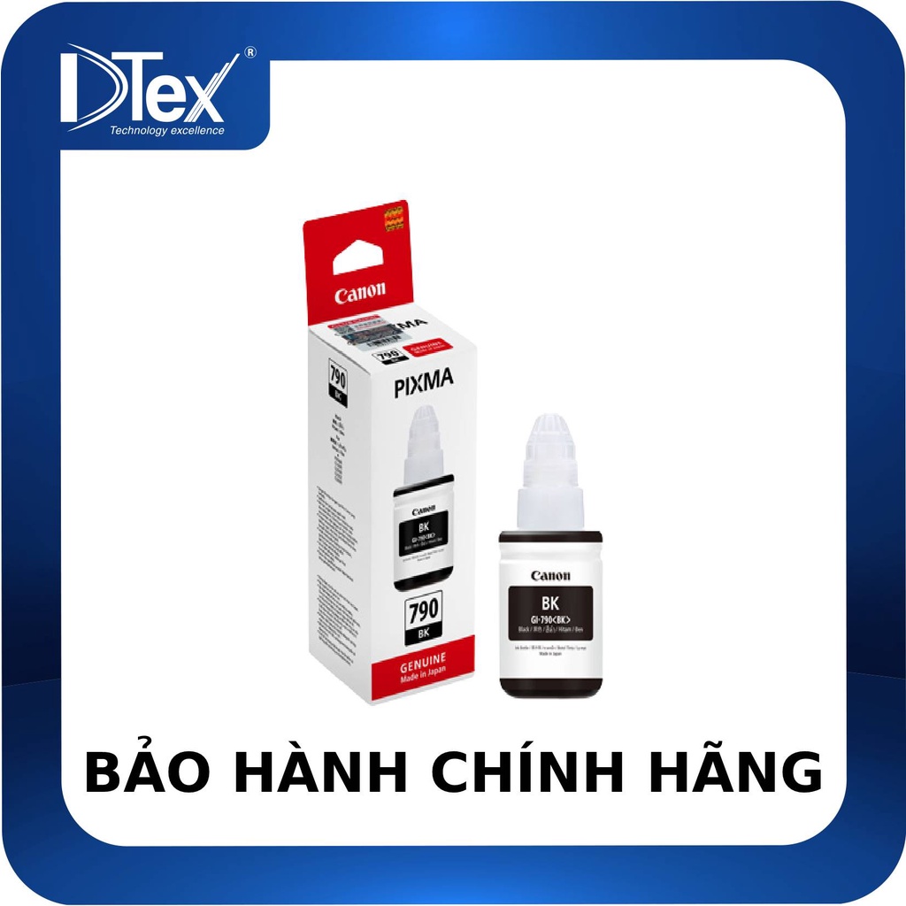 Mực in GI-790BK Black Ink Tank (GI-790BK) - Hàng Chính Hãng