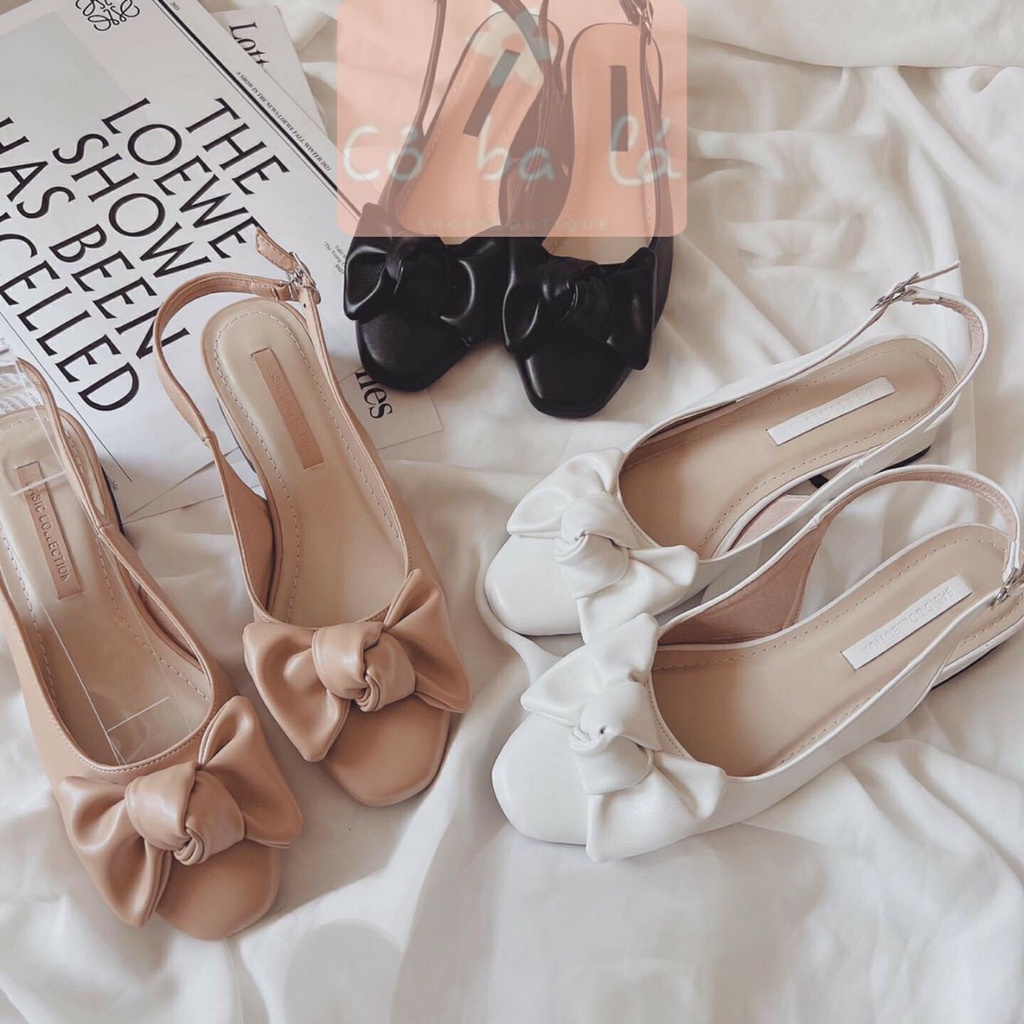 SỤC NỮ COBALA SHOES - GIÀY THỜI TRANG CAO GÓT BÍT MŨI HỞ HẬU SAU 3 PHÂN NỮ TÍNH S21070800