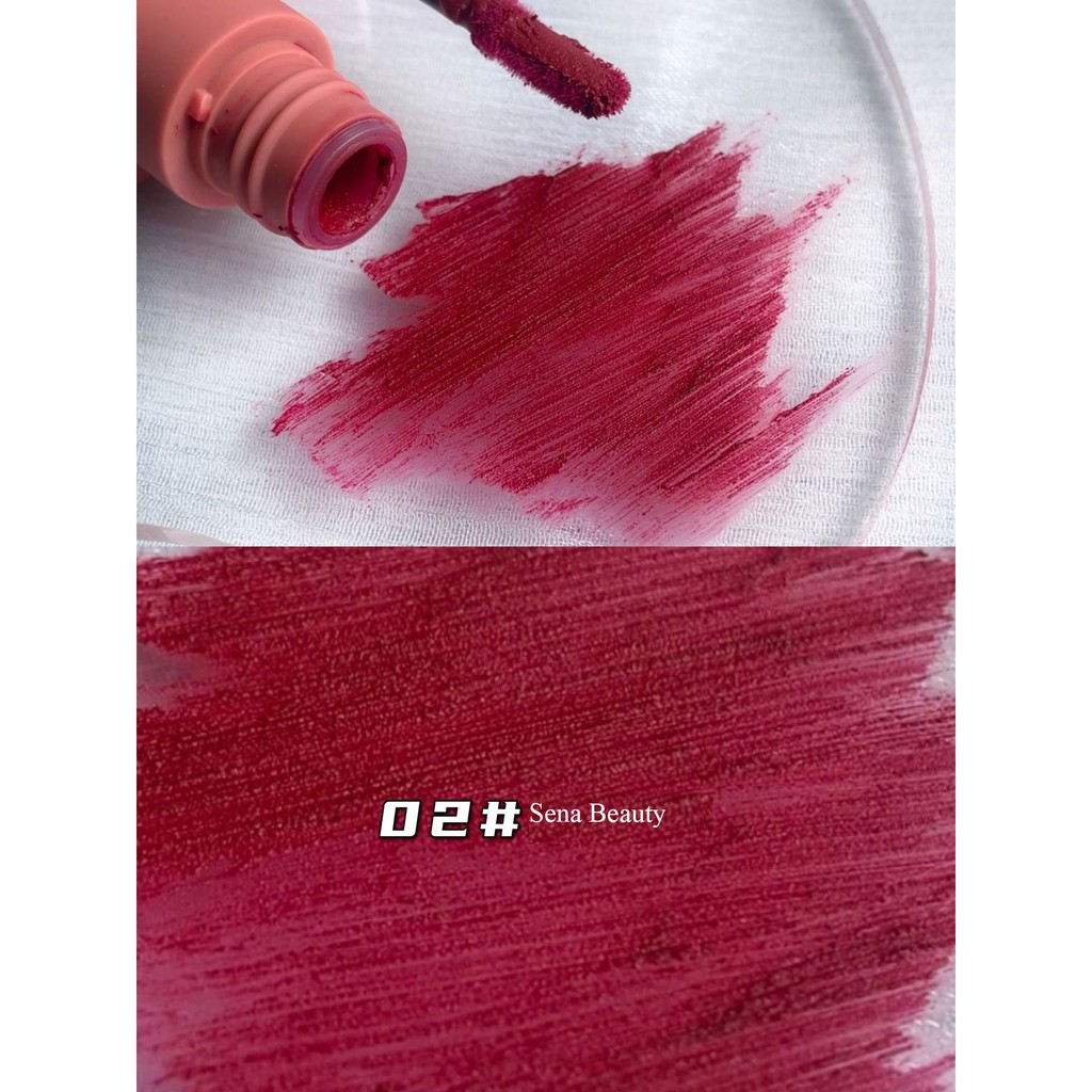 Son kem lì Herorange Vuông Matte Lip Color Sena Beauty | BigBuy360 - bigbuy360.vn