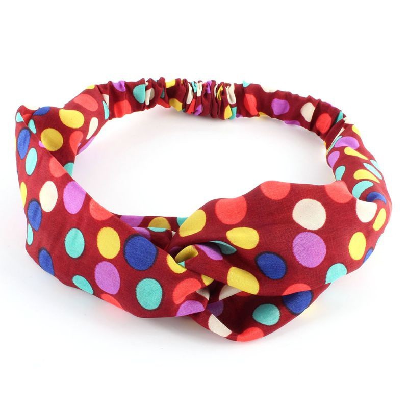Băng đô turban vải cotton cho bé
