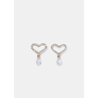 [THANH LÝ] BÔNG TAI SHOP MISS A Gemstone Heart Earrings