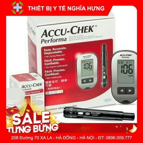 Máy Đo Đường Huyết accu-check Performa đủ bộ