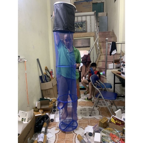 Túi đựng cá dài 1m8, rồng 32cm , khung nhôm.