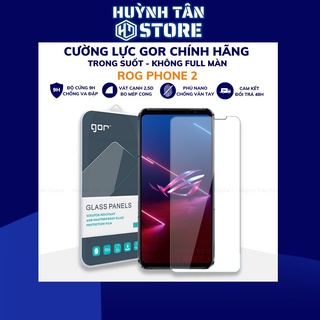 Cường lực rog phone 2 trong suốt KHÔNG FULL MÀN chống bám vân tay chính hãng GOR phụ kiện huỳnh tân store