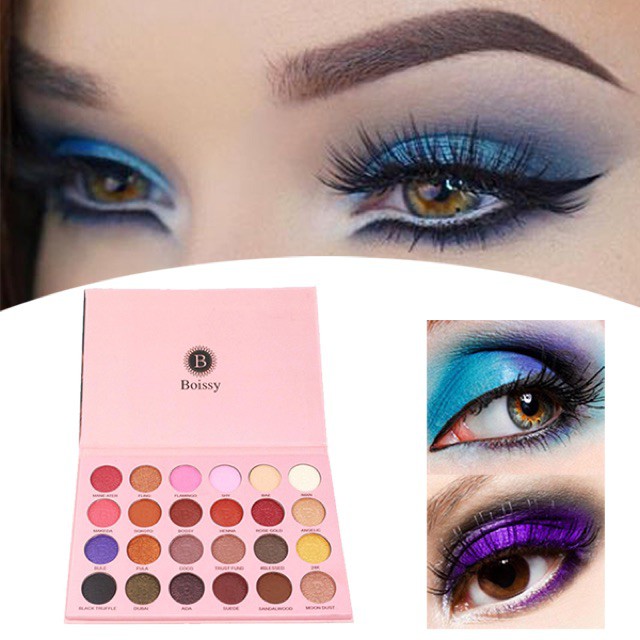 ( MẪU MỚI 2019 ) BẢNG PHẤN MẮT NHŨ LÌ BOISSY 24 Ô MÀU MẮT PALETTE EYESHADOW