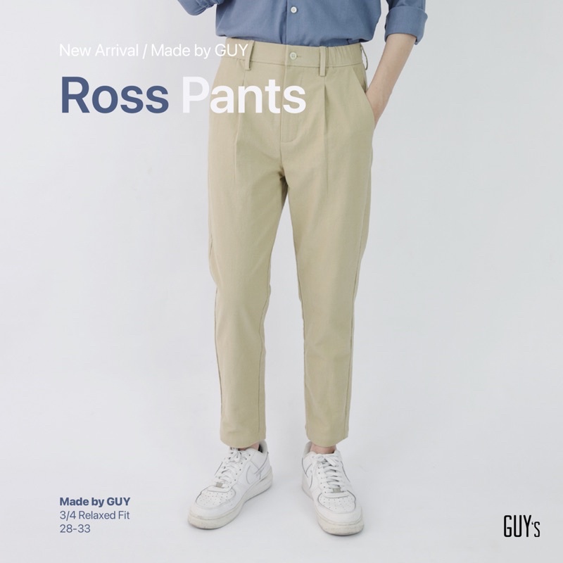 [HÀNG THIẾT KẾ] Quần kaki Ross Pants, Chất liệu kaki, Dáng slim fit tôn dáng, Co giãn tốt