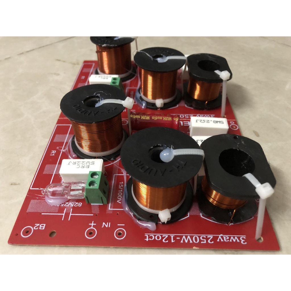 Mạch phân tần loa 1 bass 1 trung 1 treble