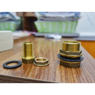 Bộ ốc thùng, bồn nước bằng đồng phi 21, 27, 34, 42, 48
