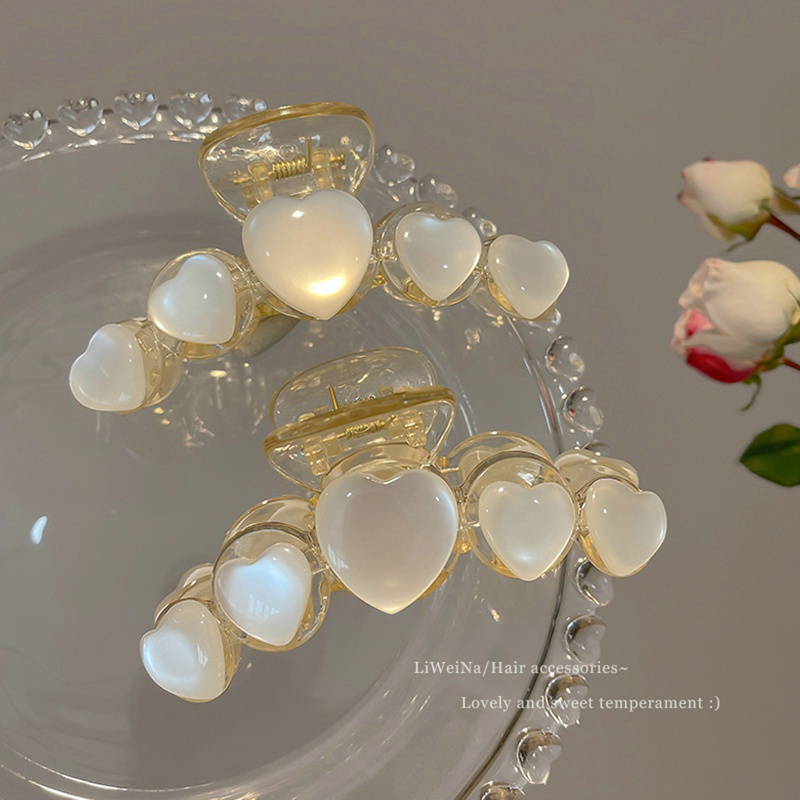 Kẹp Tóc Càng Cua Lớn Đính Ngọc Trai Nhân Tạo Phong Cách Hàn Quốc Cho Nữ dreamdiary