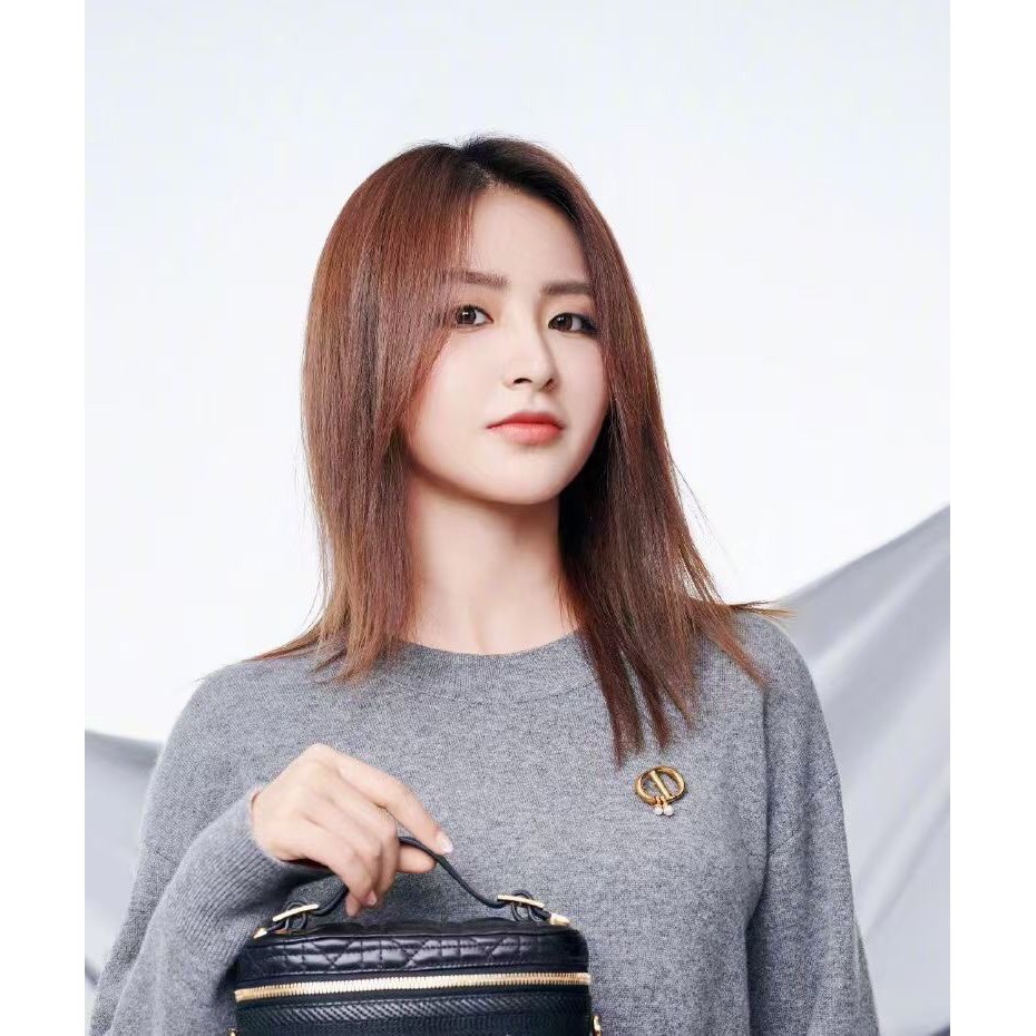 Ghim cài áo mạ bạc 925 hình chữ CD kiểu dáng thời trang