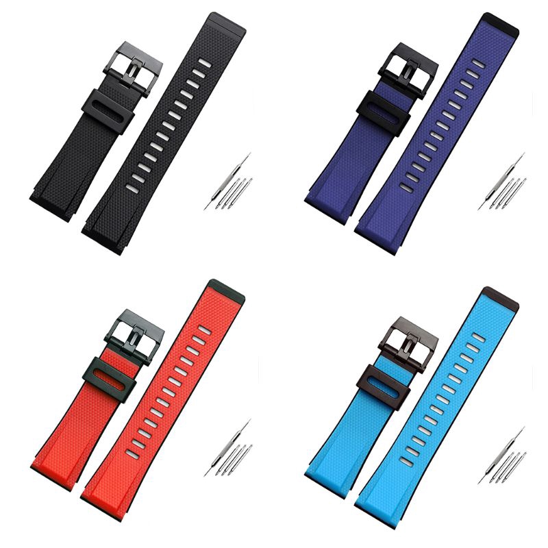 BTSG* Outdoor Sports Silicone Watch Strap Wristband for Casio GA-2000 Smart Watch