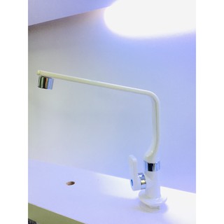 Vòi rửa chén âm chậu WATERTEC trắng WT007F