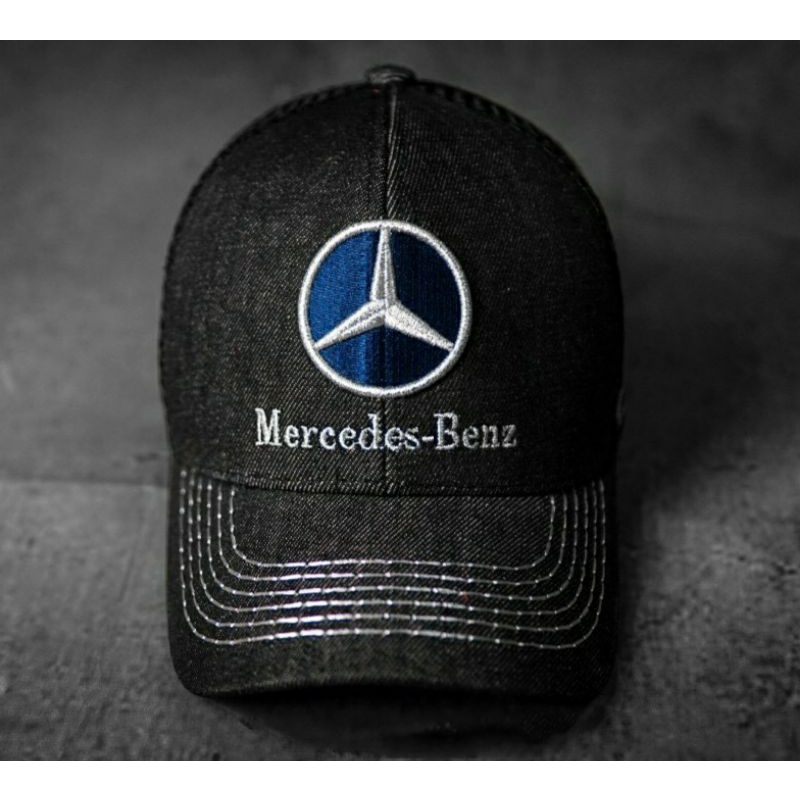 Nón kết-Mũ lưỡi trai Mercedes-Benz siêu chất- Thời trang thể thao nam nữ- Hàng VNXK- Jean xám đen