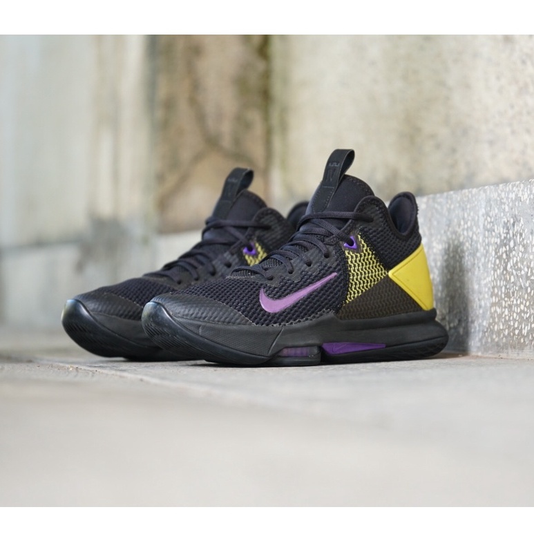 [2hand] Giày Thể Thao NIKE LEBRON WITNESS 4 &quot; LAKERS &quot; CD0188-004 GIÀY CŨ CHÍNH HÃNG