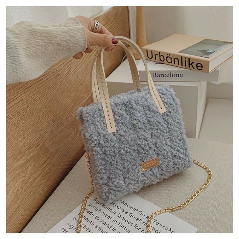 Túi Đan Bông Xù Hot Trend (Mẫu 5) 2021