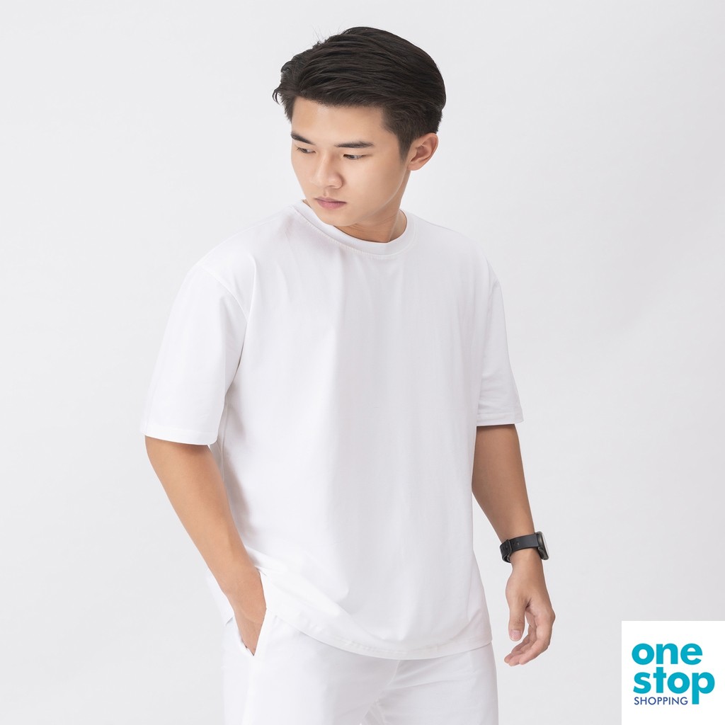Áo thun nam nữ oversize tay lỡ chất liệu vải cotton one shop