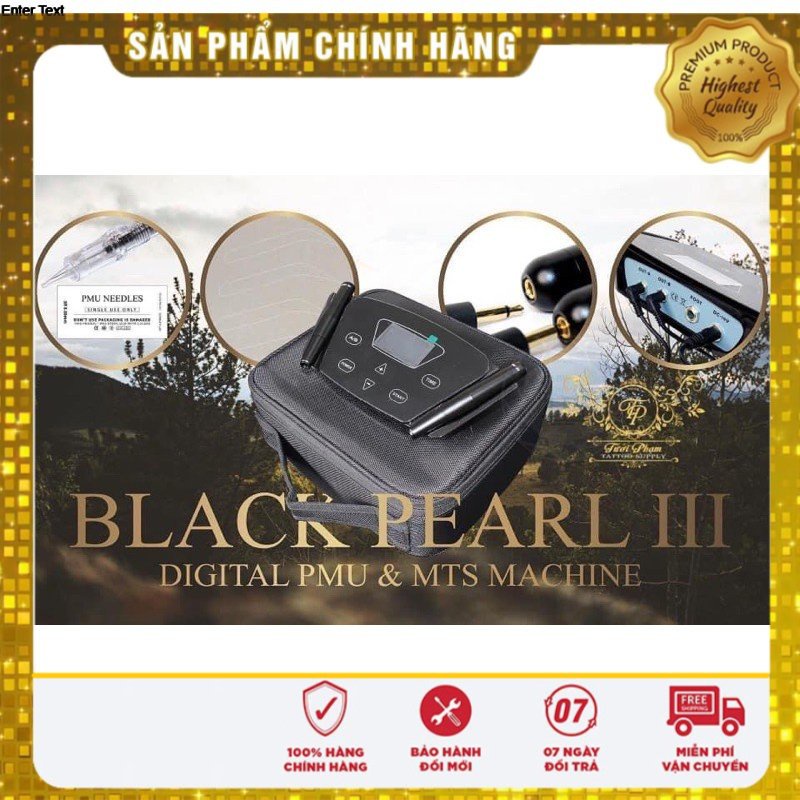 Máy BLACK PEARL 3 Kỹ Thuật Số Hai Tay Cầm DCPX-NTA