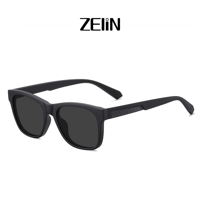 Kính mát phân cực ZEliN TR7517 gọng sợi carbon siêu nhẹ phong cách thể thao thời trang cho nam
