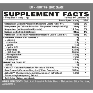 NUTREX EAA+ HYDRATION - BỔ SUNG EAA VÀ BCAA DÙNG TRONG TẬP, PHỤC HỒI PHÁT TRIỂN CƠ BẮP - 30 SERVINGS