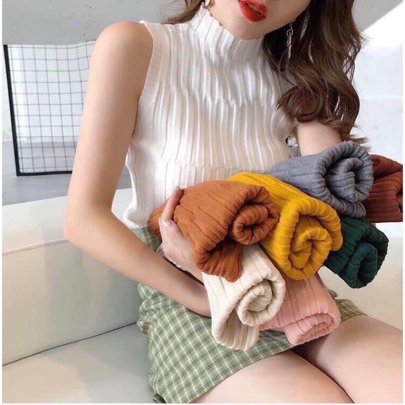 Áo len tăm sát nách giữ nhiệt cổ 3 phân, chất đep hàng Quảng Châu