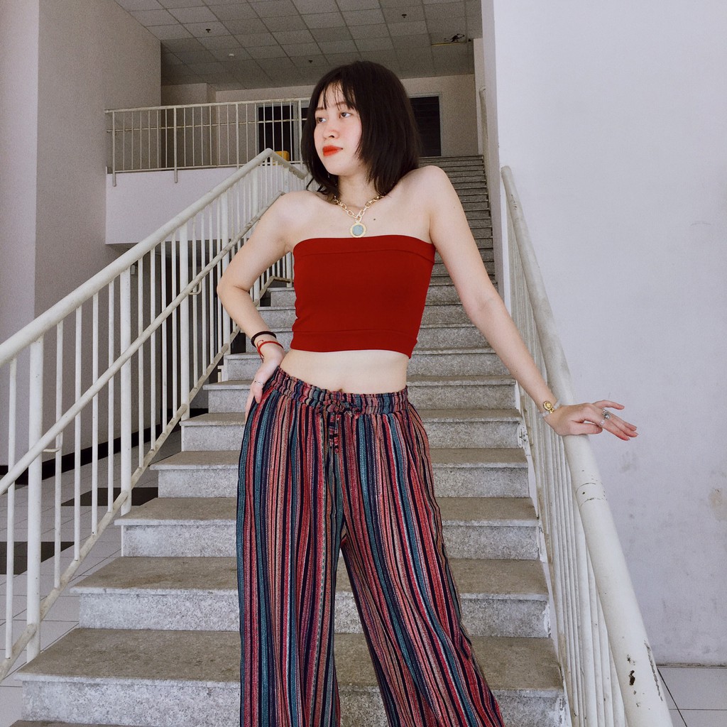 Áo ống croptop nữ nhiều màu bigsize, áo quây ngực chất thun borip cao cấp dày mịn co giãn 4 chiều | BigBuy360 - bigbuy360.vn