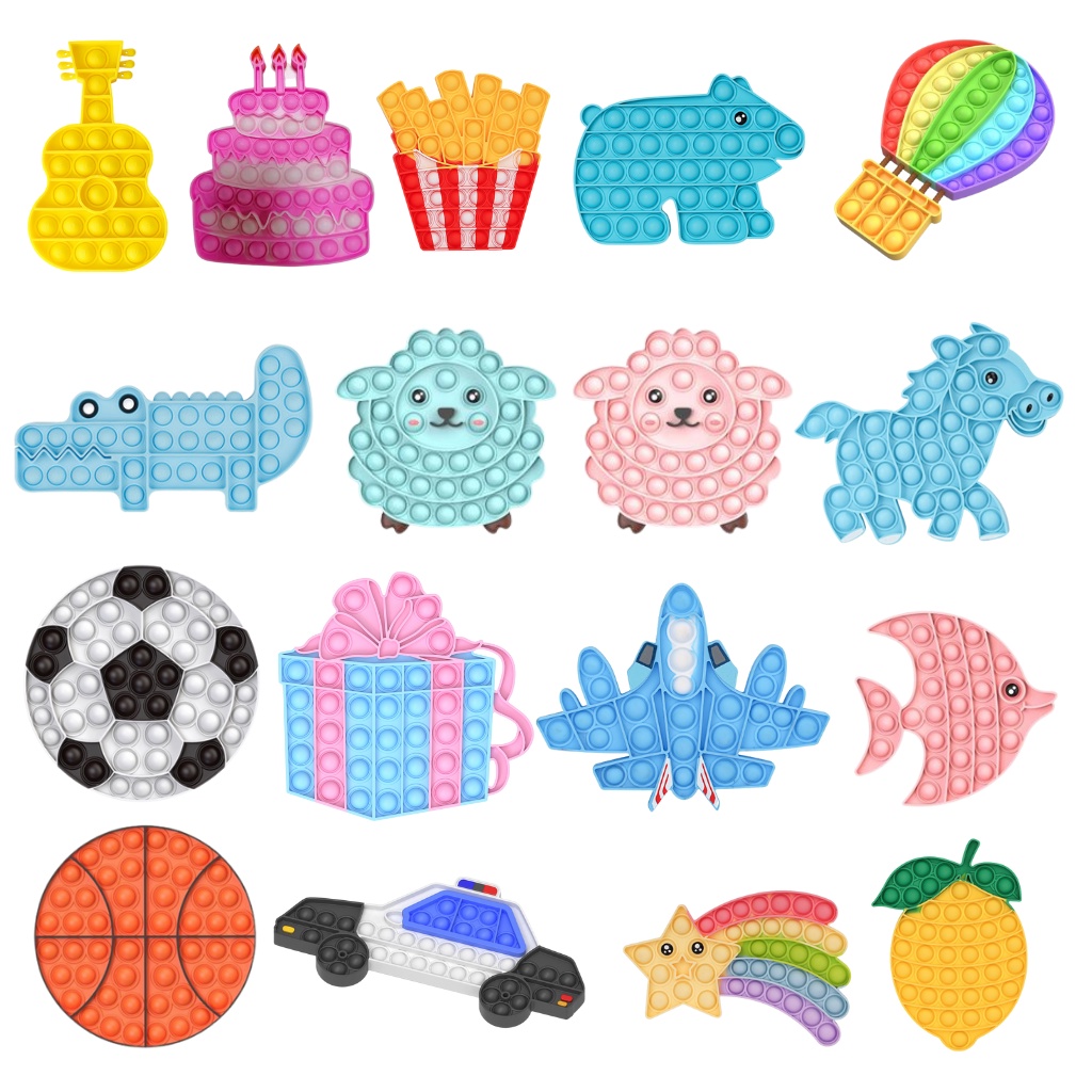 Pop it, Pop it fidget toy, đồ chơi pop it, đồ chơi nhấn bóng, giải trí, xả stress hiệu quả cho người lớn, trẻ em