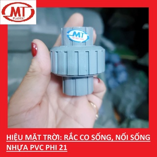 [ hiệu Mặt Trời ] Rắc co 21, racco, nối sống nhựa PVC