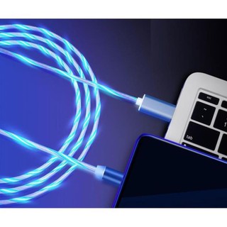 Cáp Sạc Led Từ 3 Đầu Nam Châm Streamer (Combo Gồm 3 Đầu Ss/Ip/S8)