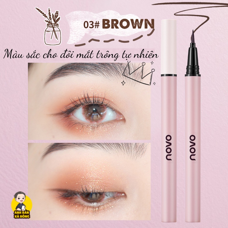 Bút Kẻ Mắt Nước NOVO Dazzling And Smooth Liquid Eyeliner 5595